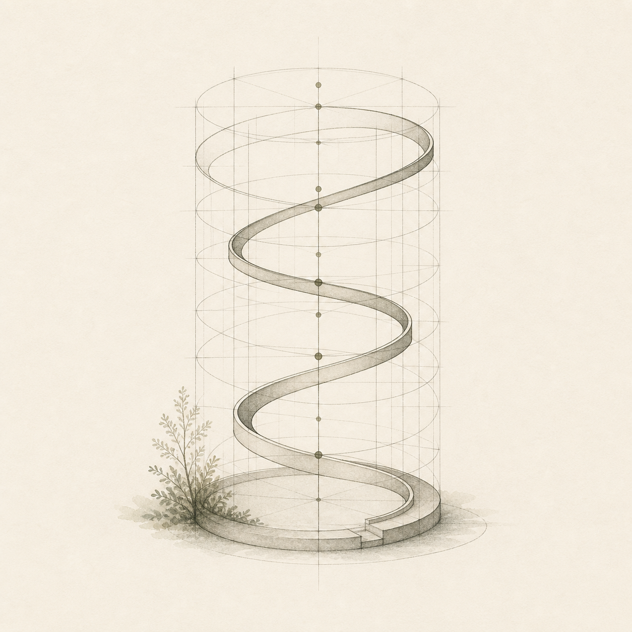 Architectural study representing Learning